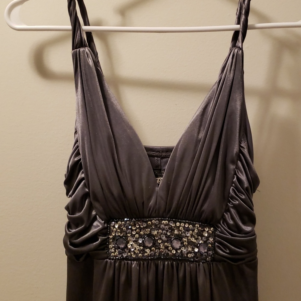 Silver Evening dress